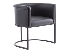 Cosmopolitan Dining Chair in Black by Manhattan Comfort at Eve Furniture