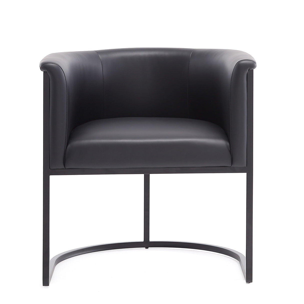 Cosmopolitan Dining Chair in Black (set of 2) by Manhattan Comfort at Eve Furniture