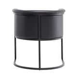 Cosmopolitan Dining Chair in Black (set of 2) by Manhattan Comfort at Eve Furniture