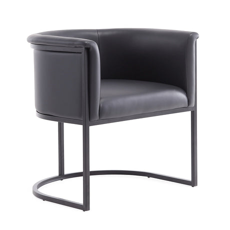 Cosmopolitan Dining Chair in Black (set of 2) by Manhattan Comfort at Eve Furniture