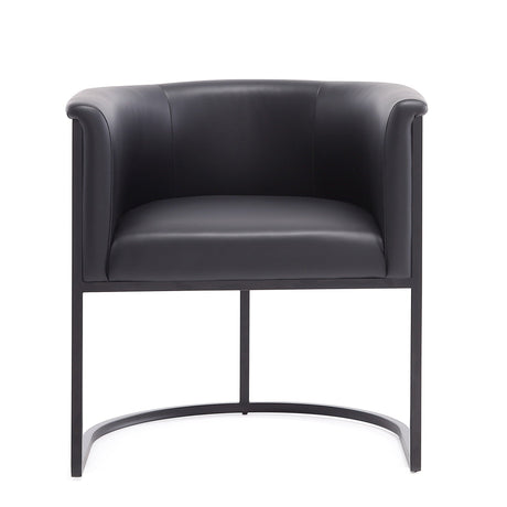 Cosmopolitan Dining Chair in Black (set of 2) by Manhattan Comfort at Eve Furniture