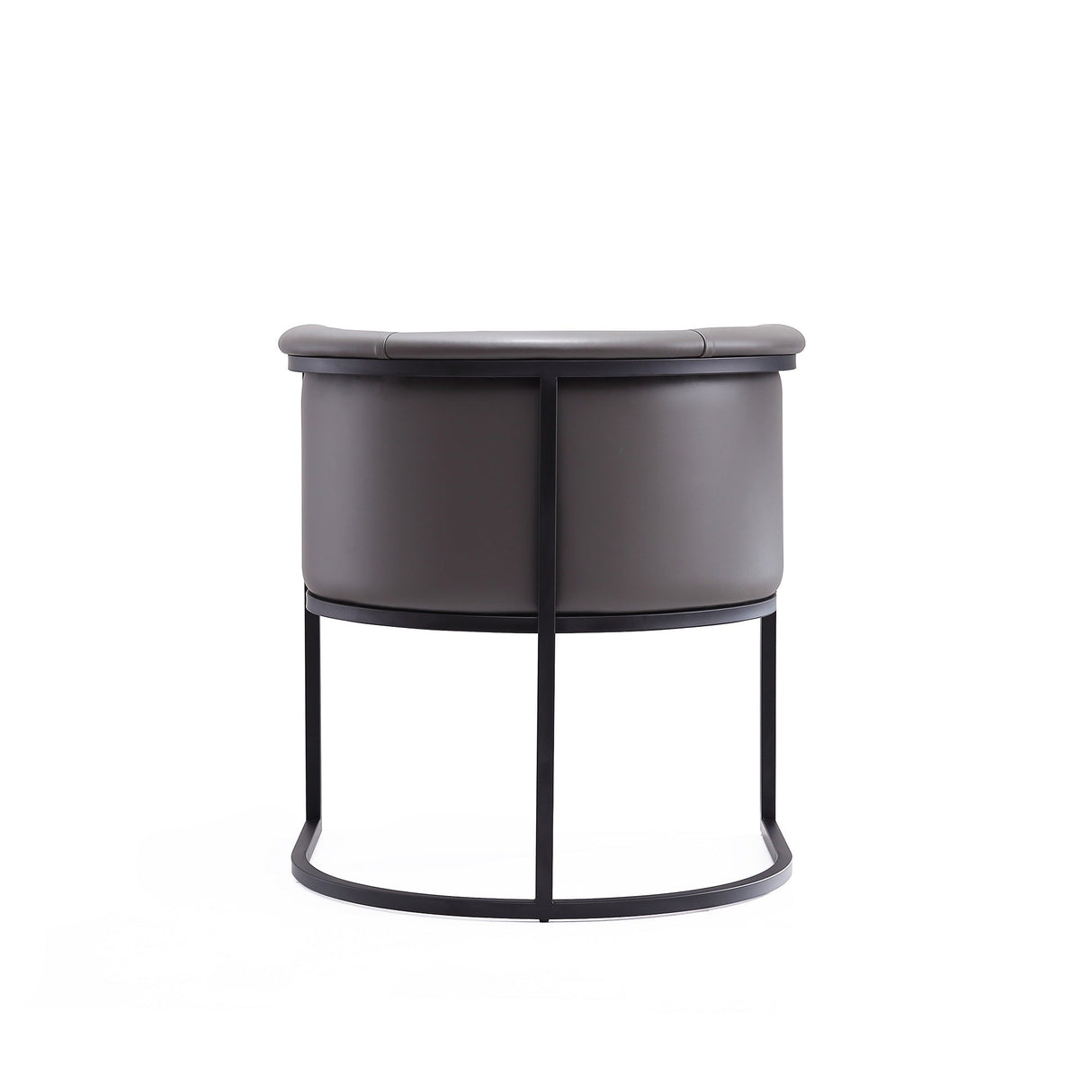 Cosmopolitan Dining Chair in Pebble and Black (set of 2) by Manhattan Comfort at Eve Furniture