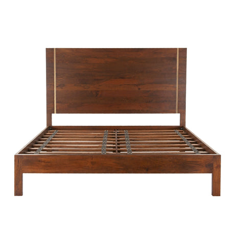 Cosmopolitan King Bed in Honey Brown by Home Trends & Design at Eve Furniture