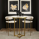 Cosmos I by Mercana Studio a Hand Embellished Textured Framed Art Print Matted under Glass by Mercana at Eve Furniture