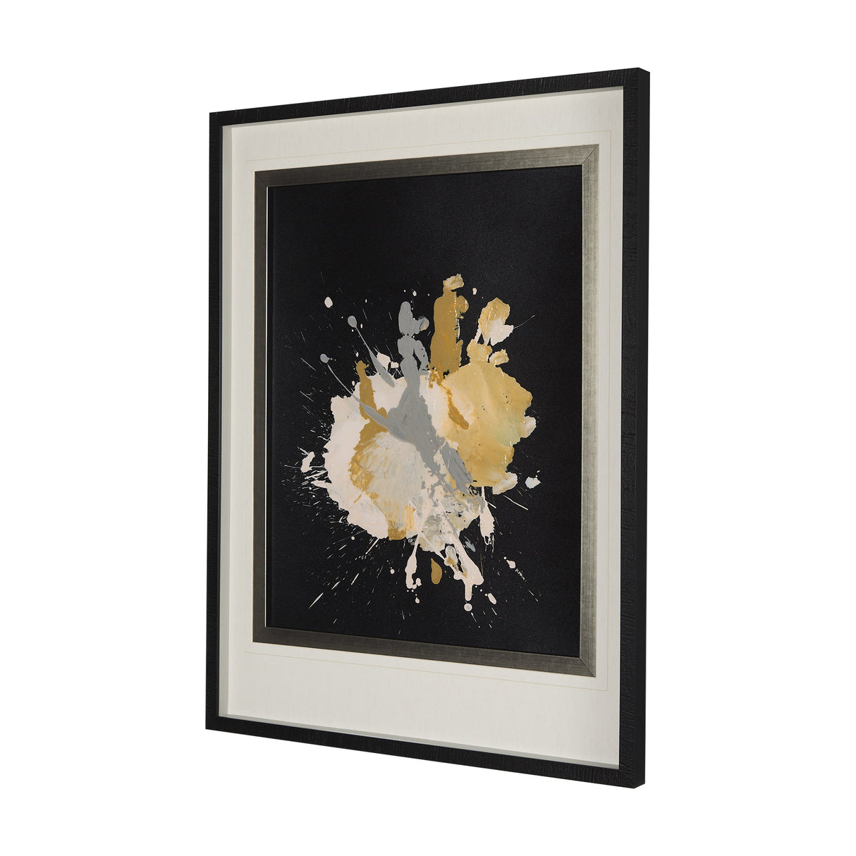 Cosmos II by Mercana Studio a Hand Embellished Textured Framed Art Print Matted under Glass by Mercana at Eve Furniture