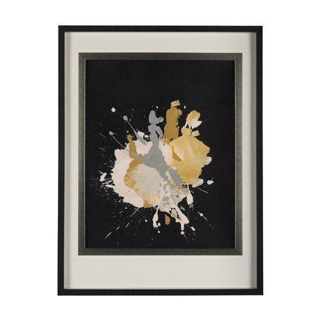 Cosmos II by Mercana Studio a Hand Embellished Textured Framed Art Print Matted under Glass by Mercana at Eve Furniture