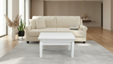 Cosmos Rectangular Transformer Table White by ESF Furniture at Eve Furniture