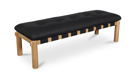 Costello Bench Black by Moe's Home at Eve Furniture
