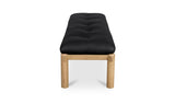 Costello Bench Black by Moe's Home at Eve Furniture