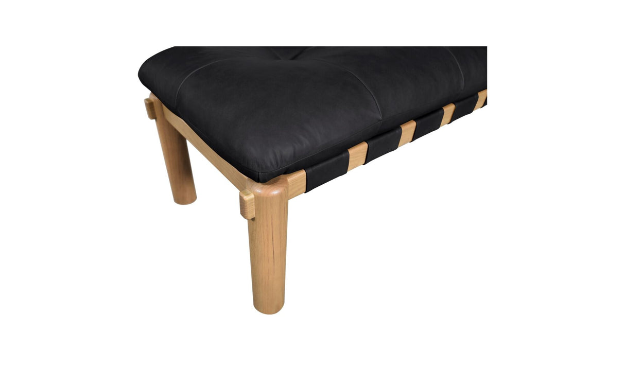 Costello Bench Black by Moe's Home at Eve Furniture