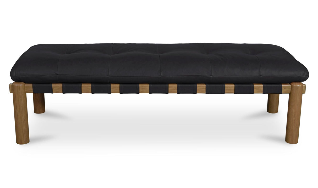 Costello Bench Black by Moe's Home at Eve Furniture