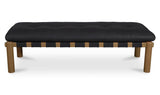 Costello Bench Black by Moe's Home at Eve Furniture