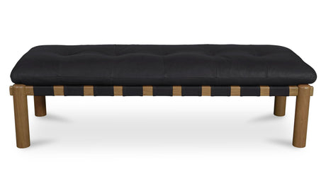 Costello Bench Black by Moe's Home at Eve Furniture