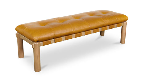 Costello Bench Tan by Moe's Home at Eve Furniture