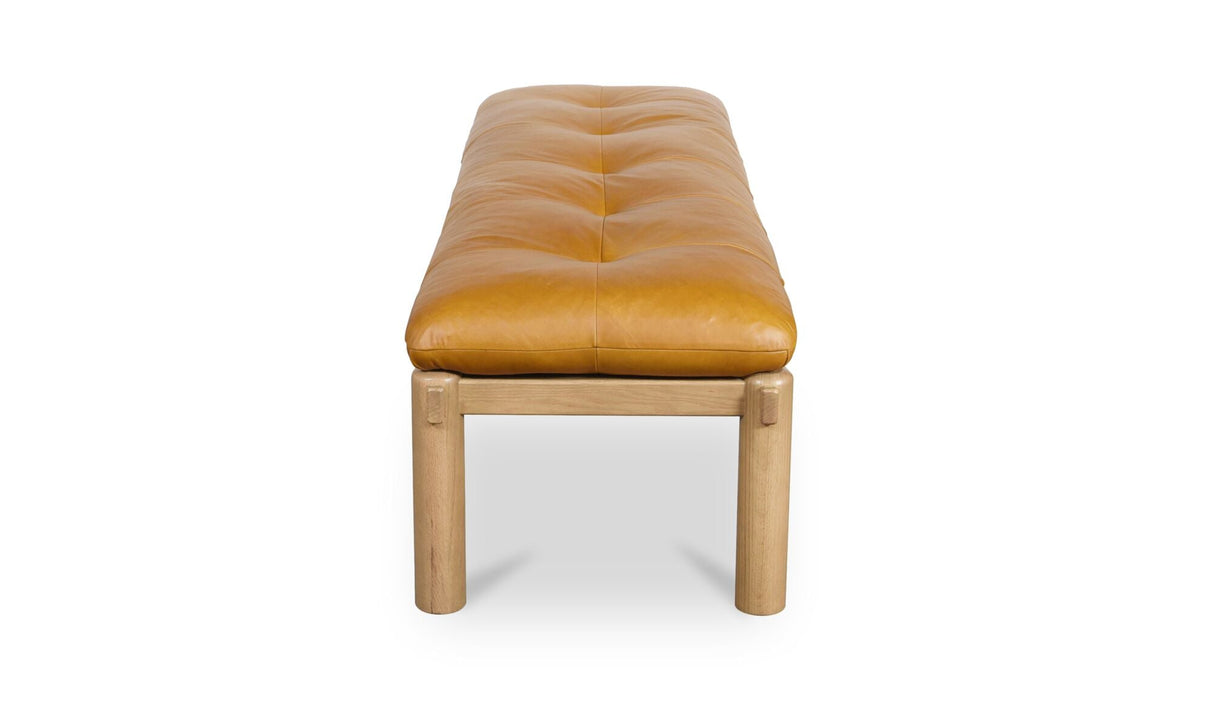 Costello Bench Tan by Moe's Home at Eve Furniture