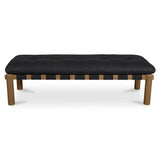 Costello Black Bench by Moe's Home at Eve Furniture