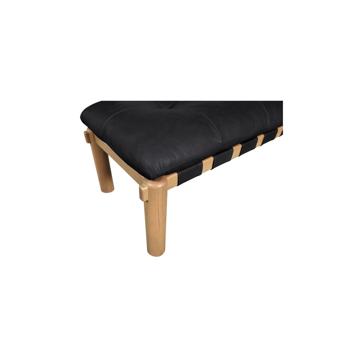 Costello Black Bench by Moe's Home at Eve Furniture