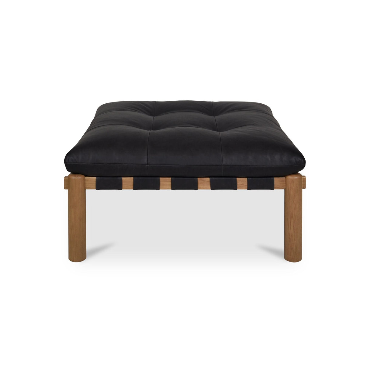 Costello Black Ottoman by MOES at Eve Furniture