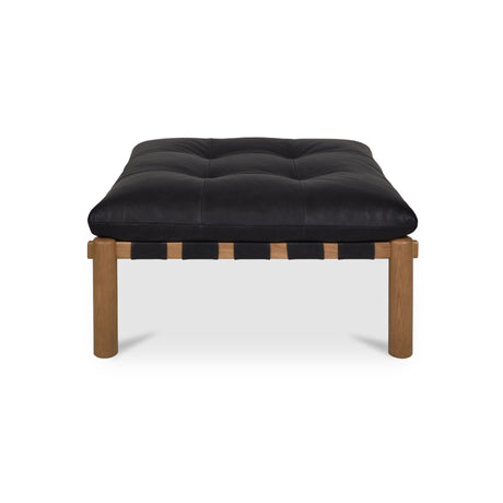 Costello Black Ottoman by MOES at Eve Furniture