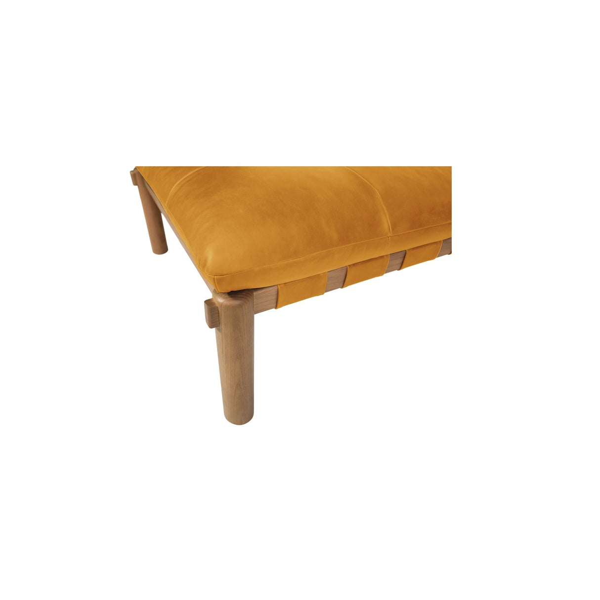 Costello Tan Ottoman by Moe's Home at Eve Furniture