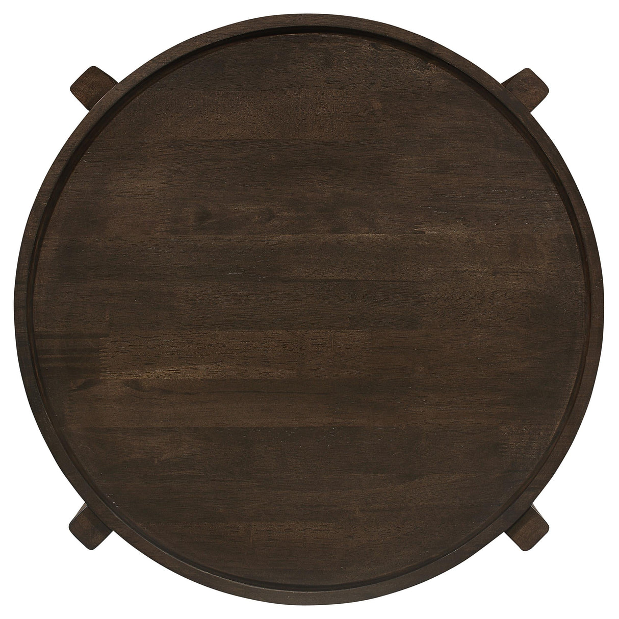 Cota Dark Brown 3-Piece Solid Wood Coffee and End Table Set by Coaster at Eve Furniture