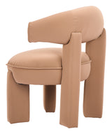 Cotsen Tan Accent Chair by Zuomod at Eve Furniture