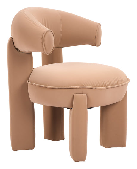 Cotsen Tan Accent Chair by Zuomod at Eve Furniture