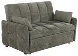 Cotswold Upholstered Convertible Sleeper Sofa Bed Dark Grey by Coaster at Eve Furniture