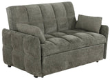 Cotswold Upholstered Convertible Sleeper Sofa Bed Dark Grey by Coaster at Eve Furniture