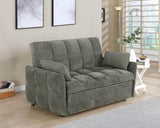 Cotswold Upholstered Convertible Sleeper Sofa Bed Dark Grey by Coaster at Eve Furniture