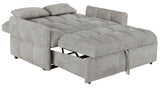 Cotswold Upholstered Convertible Sleeper Sofa Bed Light Grey by Coaster at Eve Furniture