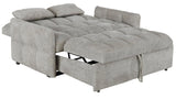 Cotswold Upholstered Convertible Sleeper Sofa Bed Light Grey by Coaster at Eve Furniture