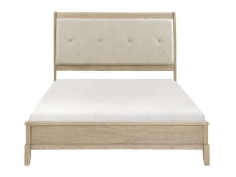 Cotterill Beige Full Bed by Homelegance at Eve Furniture