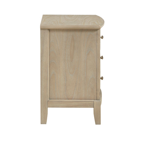 Cotterill Beige Nightstand by Homelegance at Eve Furniture