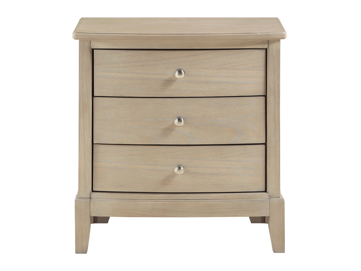 Cotterill Beige Nightstand by Homelegance at Eve Furniture