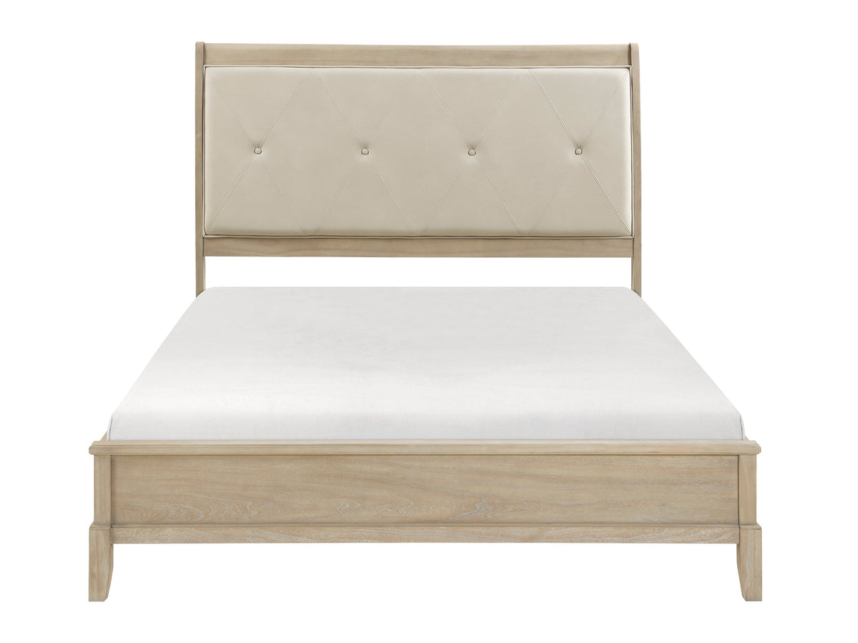 Cotterill Beige Queen Bed by Homelegance at Eve Furniture