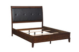 Cotterill Cherry Queen Upholstered Panel Bed by Homelegance at Eve Furniture