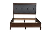 Cotterill Cherry Upholstered Panel Bedroom Set by Homelegance at Eve Furniture