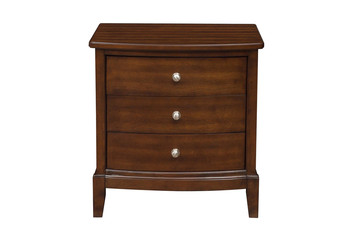 Cotterill Cherry Upholstered Panel Bedroom Set by Homelegance at Eve Furniture