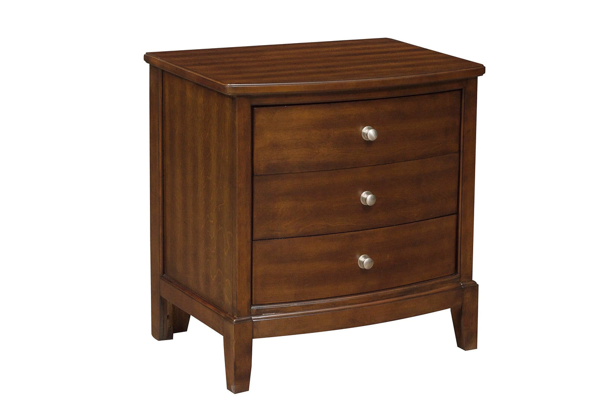 Cotterill Cherry Upholstered Panel Bedroom Set by Homelegance at Eve Furniture