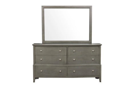 Cotterill Gray Upholstered Panel Bedroom Set by Homelegance at Eve Furniture