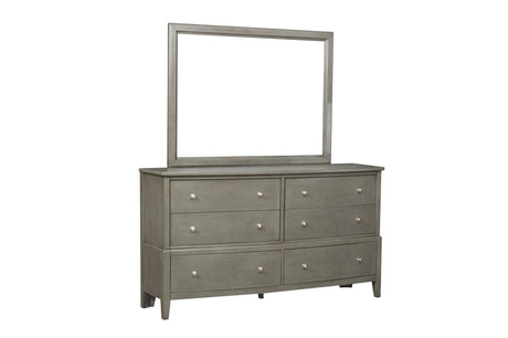 Cotterill Gray Upholstered Panel Bedroom Set by Homelegance at Eve Furniture