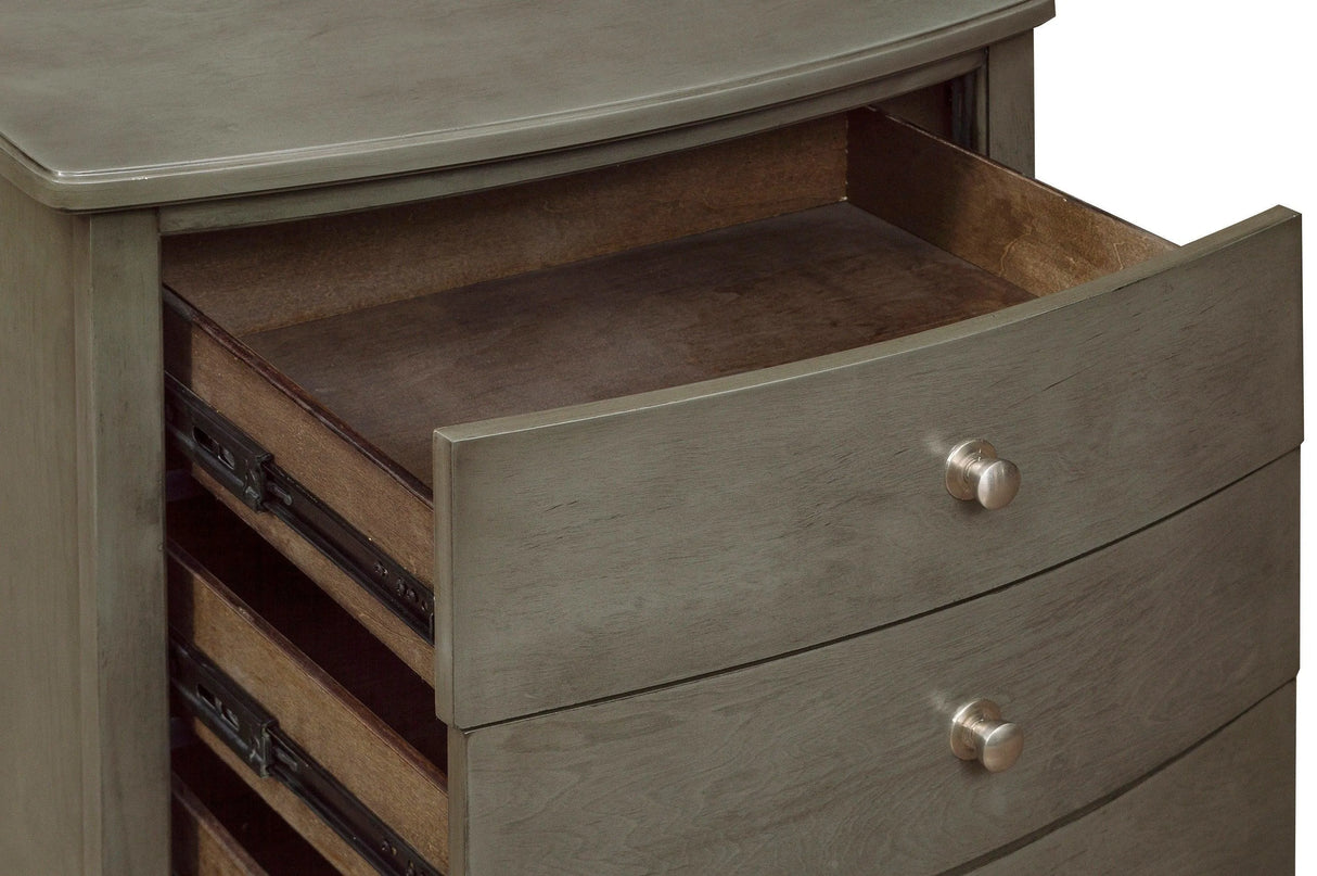 Cotterill Gray Upholstered Panel Bedroom Set by Homelegance at Eve Furniture