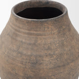 Cotto 13.2H Weathered Wide Mouth Terracotta Urn Vase by Mercana at Eve Furniture