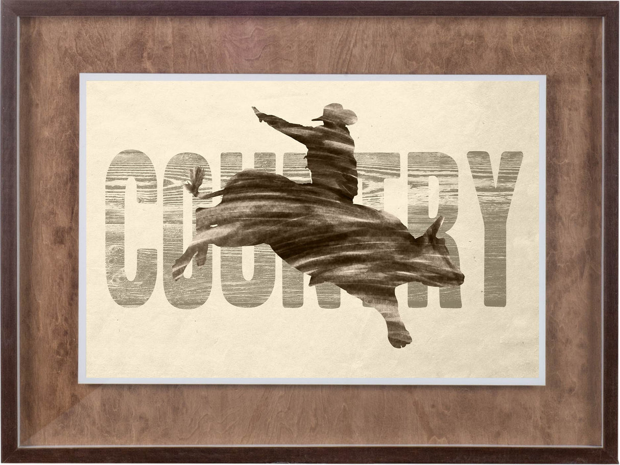 Country by THE Studio a Framed Art Print Matted under Glass by Mercana at Eve Furniture