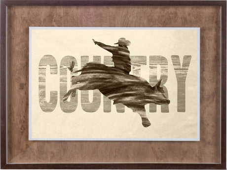 Country by THE Studio a Framed Art Print Matted under Glass by Mercana at Eve Furniture