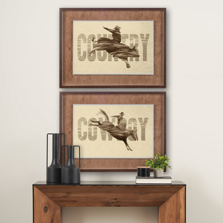 Country by THE Studio a Framed Art Print Matted under Glass by Mercana at Eve Furniture
