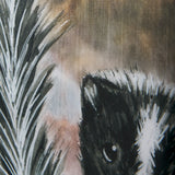Country Skunk by Mercana Studio a Hand Embellished Textured Canvas by Mercana at Eve Furniture