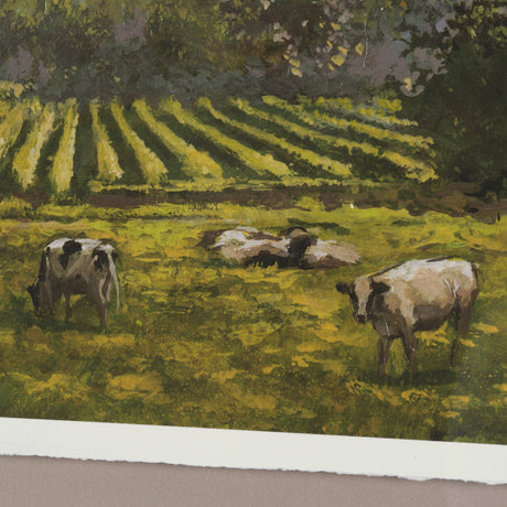 Country View(Set of 6) by Mercana Studio Hand-Embellished Textured Framed Artwork Matted under Glass by Mercana at Eve Furniture