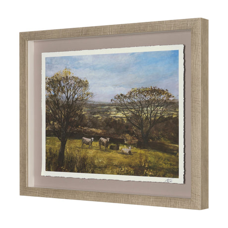 Country View(Set of 6) by Mercana Studio Hand-Embellished Textured Framed Artwork Matted under Glass by Mercana at Eve Furniture